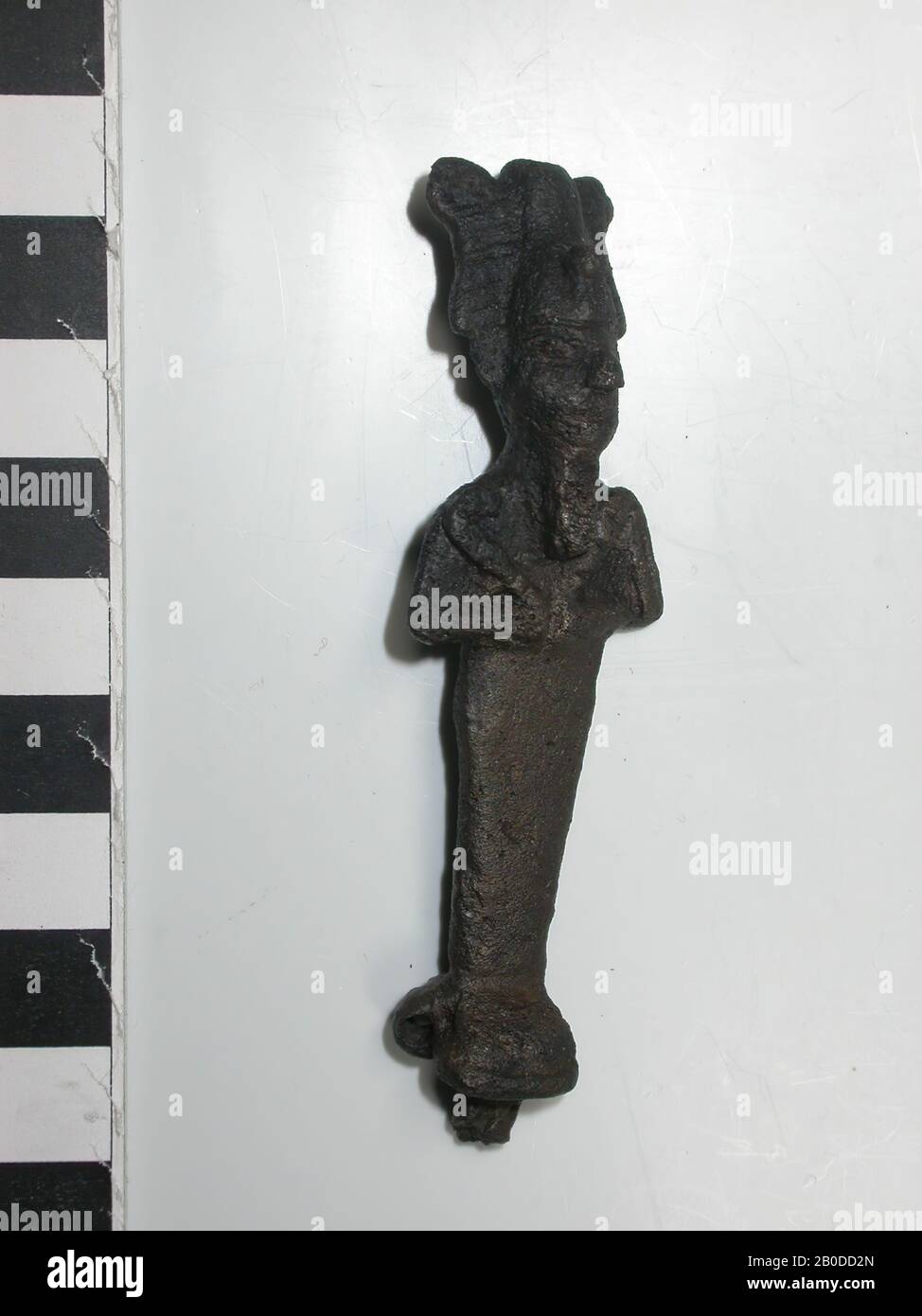 Osiris, standing, bronze, god, bronze, 7,6 cm, Late Period, Egypt Stock Photo
