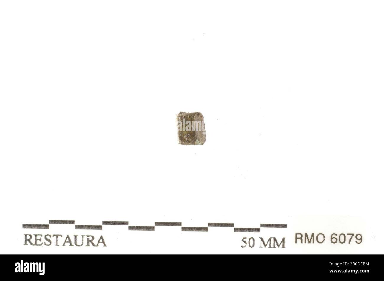 Fragment Fragment Copper Alloy 0 6 X 0 5 Cm X Netherlands Utrecht Wijk Bij Duurstede Wijk Bij Duurstede Dorestad Stock Photo Alamy