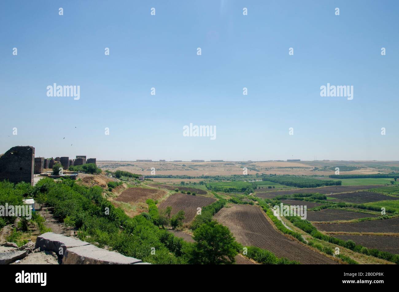 Aerial view of Diyarbakir Stock Photo