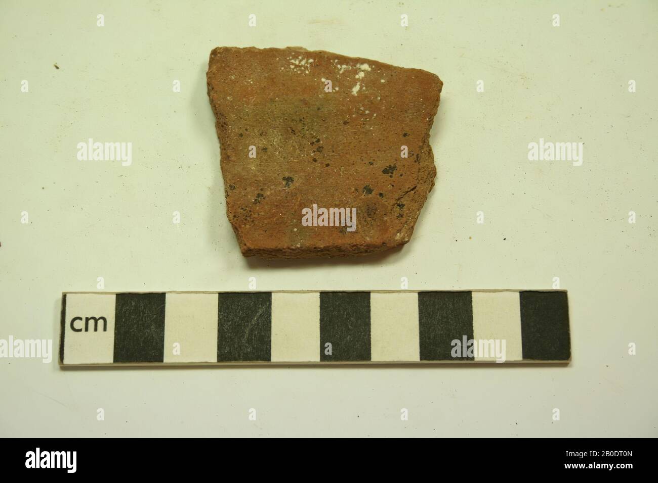 Egypt, shard, earthenware, 5 x 5 cm thick 5 mm, Meroitic Period, 2nd-4th century A.D, Egypt Stock Photo