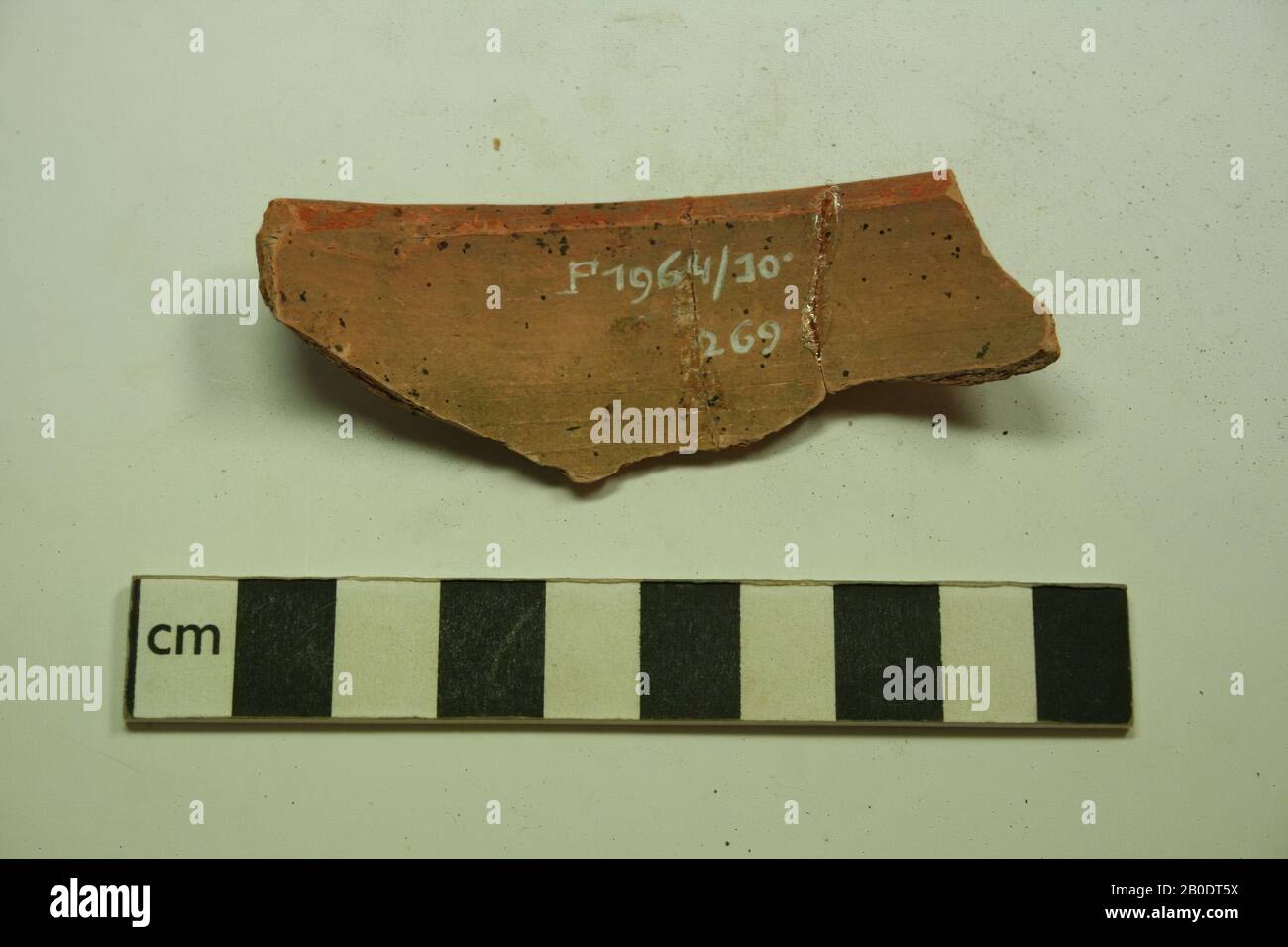 Egypt, shard, earthenware, 8 x 3 cm Stock Photo