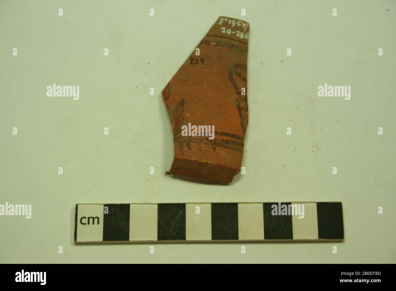 Egypt, shard, earthenware, 3.5 x 7 cm Stock Photo