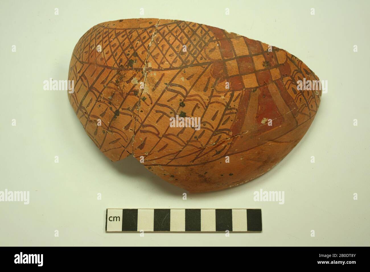 Egypt, fragment, bowl, earthenware, 8 x 9 cm Stock Photo