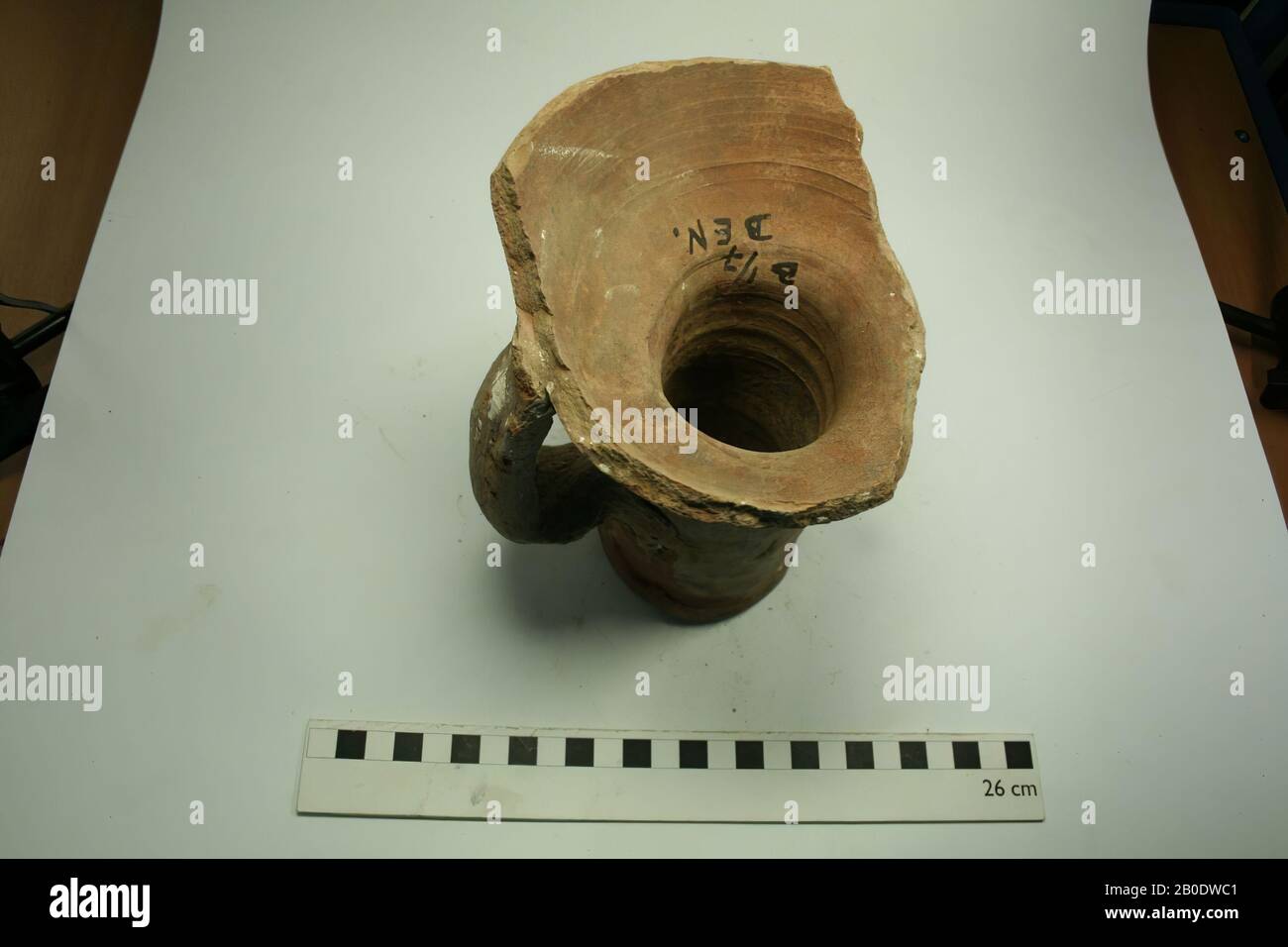 Egypt, fragment, jug, earthenware, diam., 14 cm Stock Photo