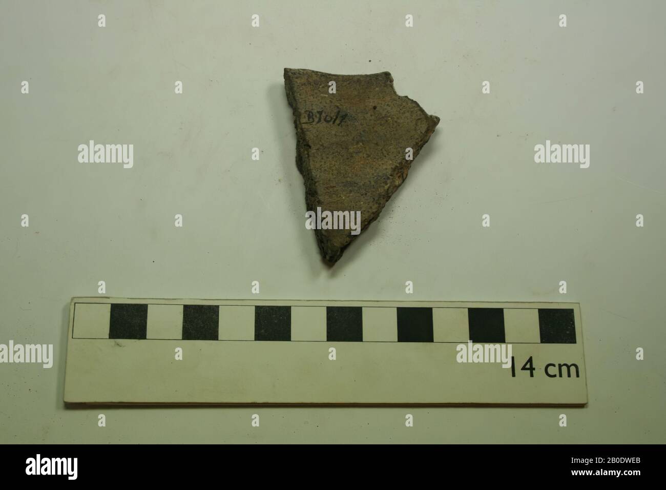 Egypt, shard, earthenware, 6 x 4.5 cm, Meroitic Period, 2nd-4th century A.D, Egypt Stock Photo