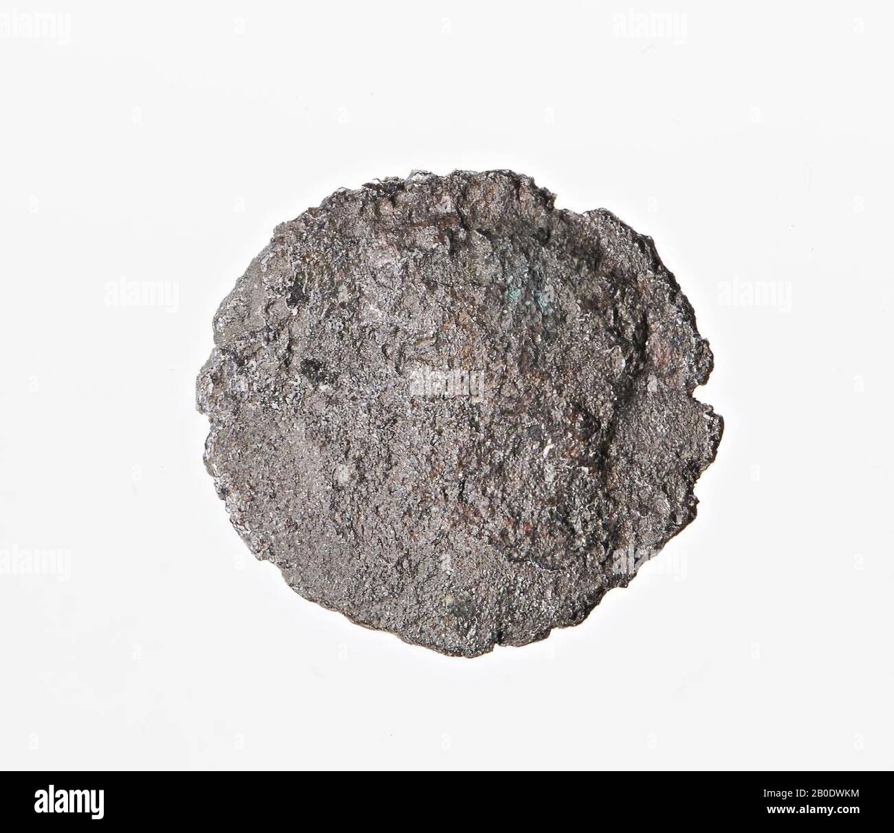 The Netherlands Roman period, coin, ash, Claudius I, metal, copper, Diam., 25 mm, wt., 5.94 gr, roman 41-54, the Netherlands, Utrecht, Bunnik, Vechten Stock Photo
