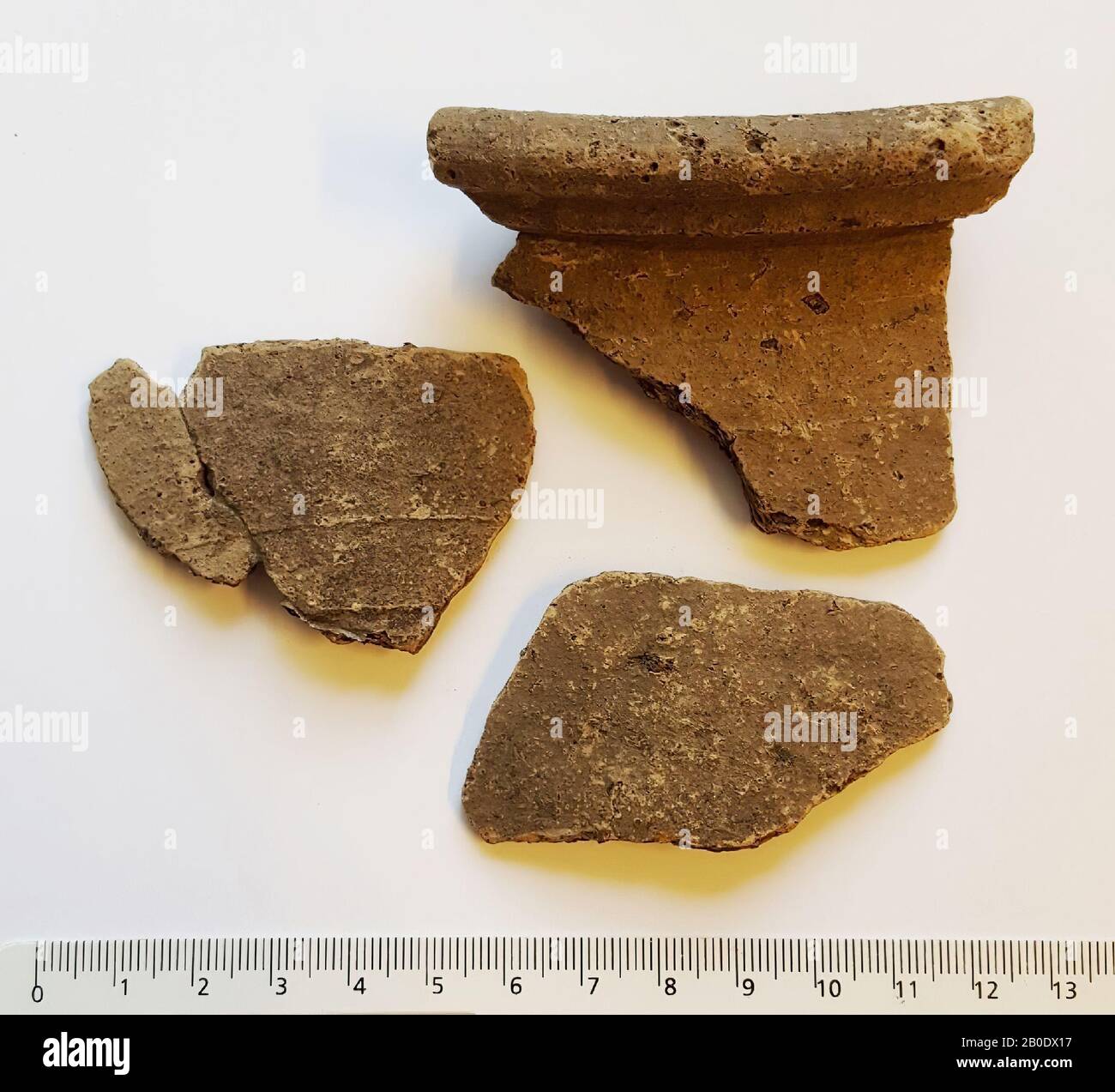 The Netherlands Roman period, shards, earthenware, late Roman, The Netherlands, Gelderland, Ermelo, Ermelo Stock Photo