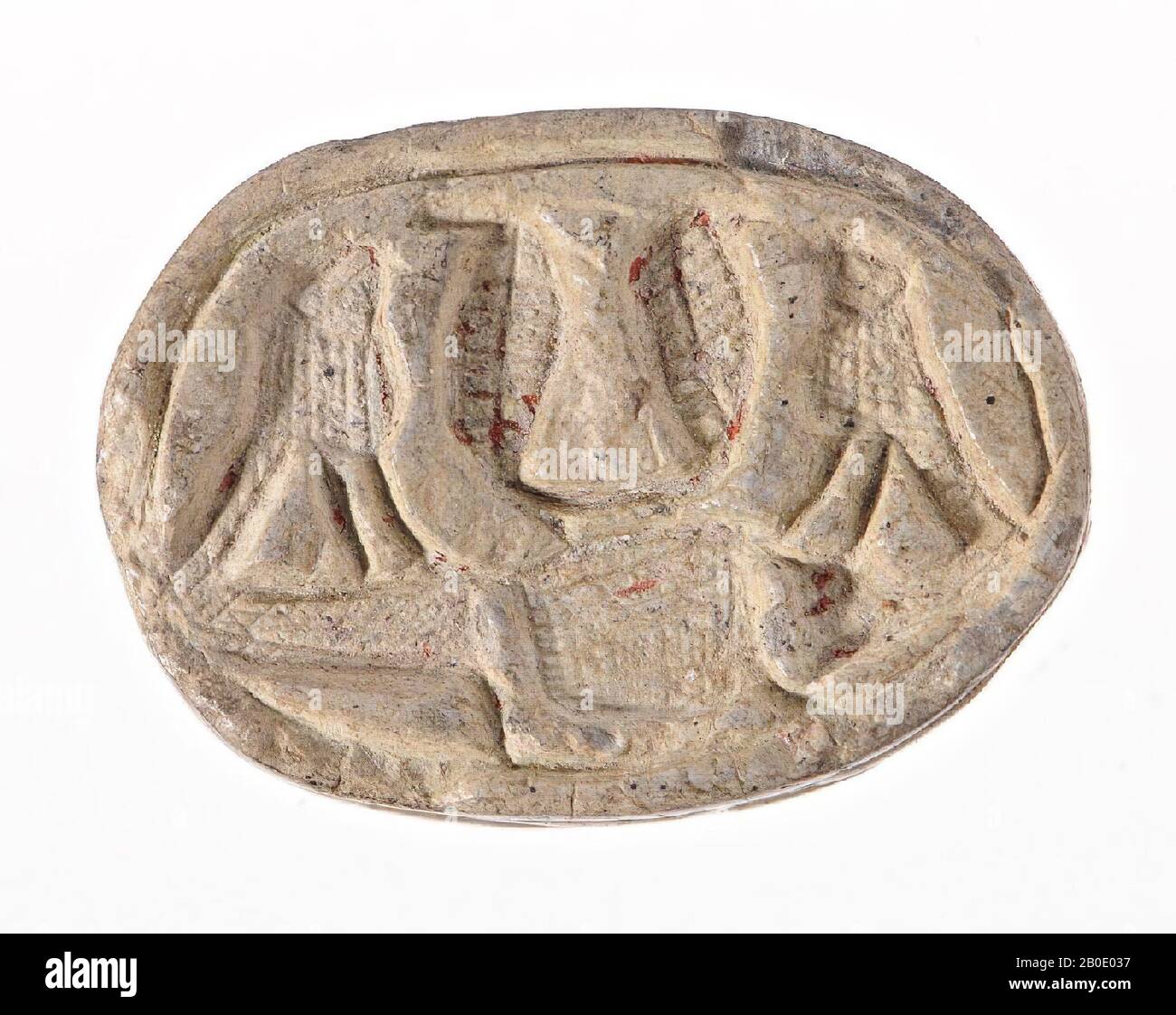 Egypt, seal, scarab, faience, 2.1 cm, Location, Egypt Stock Photo