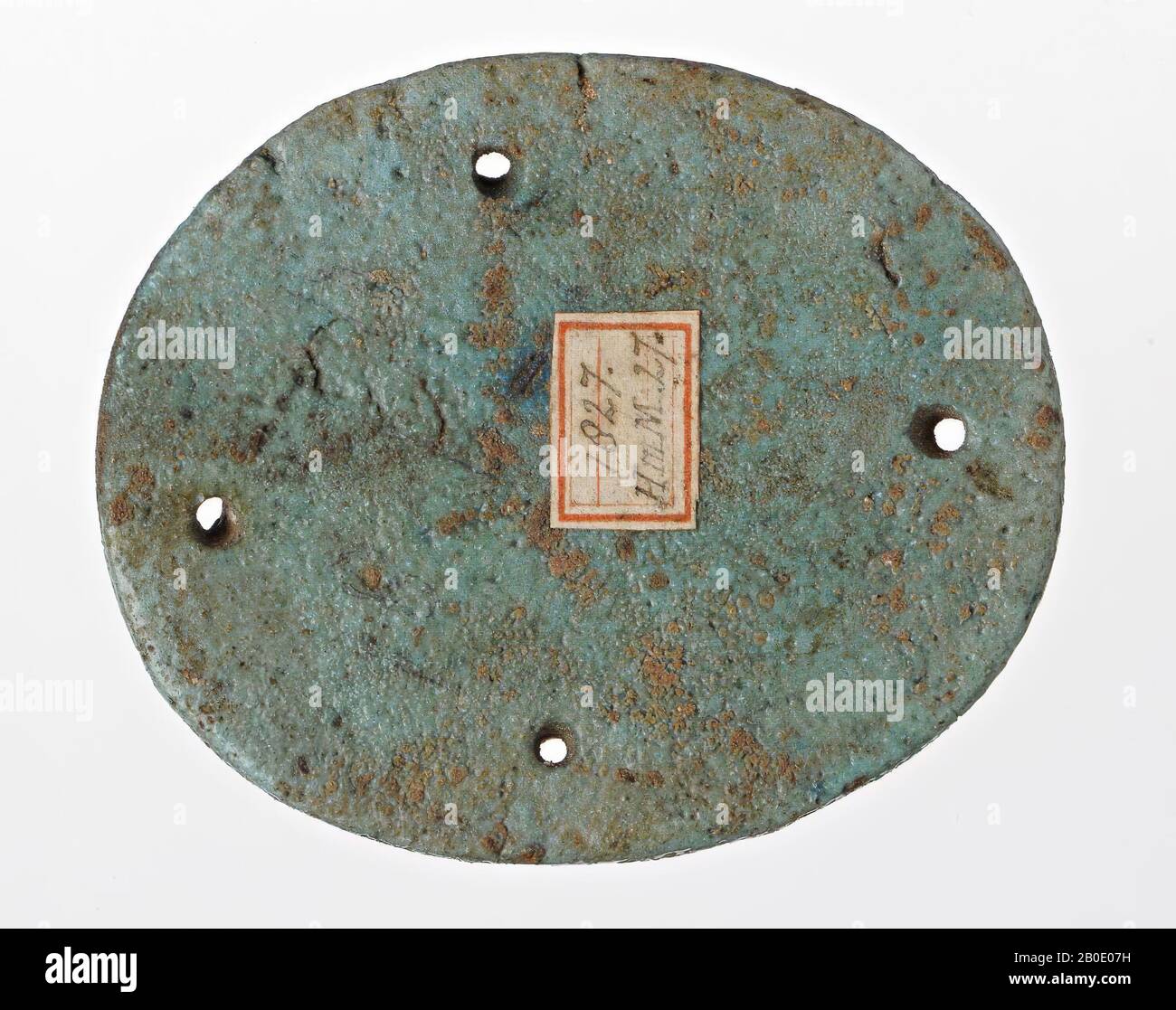 Egypt, seal, scarab, faience, gold, 6.7 cm, Location, Egypt Stock Photo