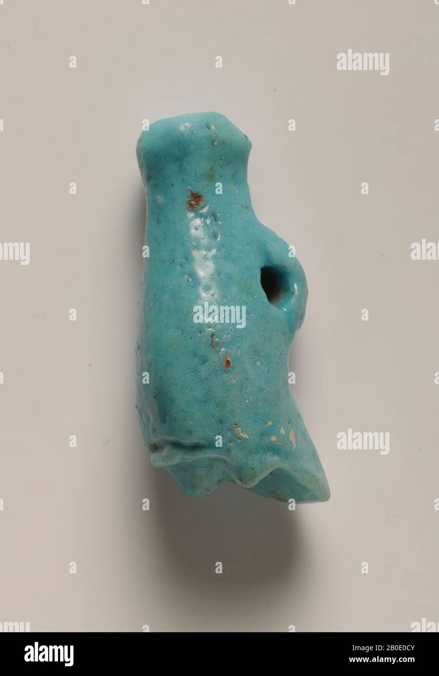 Egypt, amulet, object, faience, 2.3 cm, Location, Egypt Stock Photo