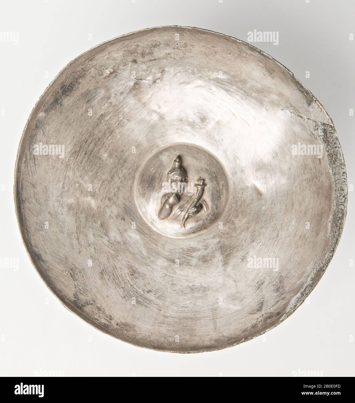 Egypt, bowl, silver, 16 cm, Greco-Roman Period, Egypt Stock Photo
