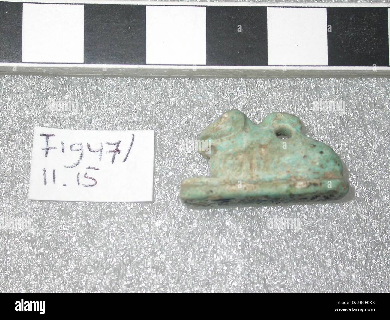 Egypt, amulet, animal, faience, 3 cm, Location, Egypt Stock Photo