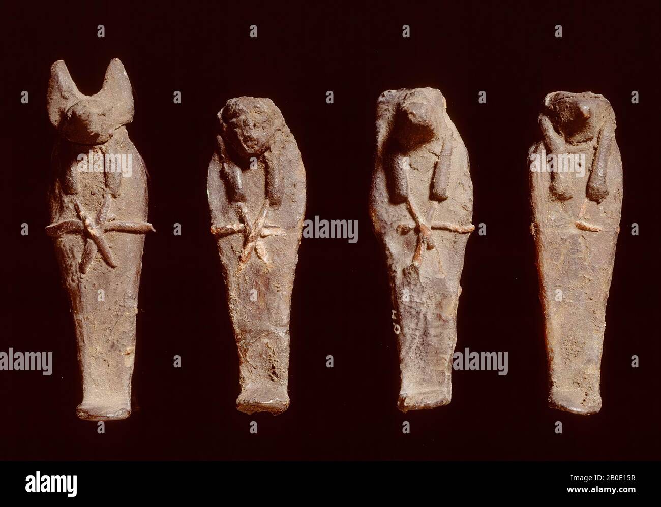 Egypt, amulet, god, wax, 7.2 x 2.1 cm, Third Intermediate Period, 21st-22nd Dynasty, Egypt Stock Photo
