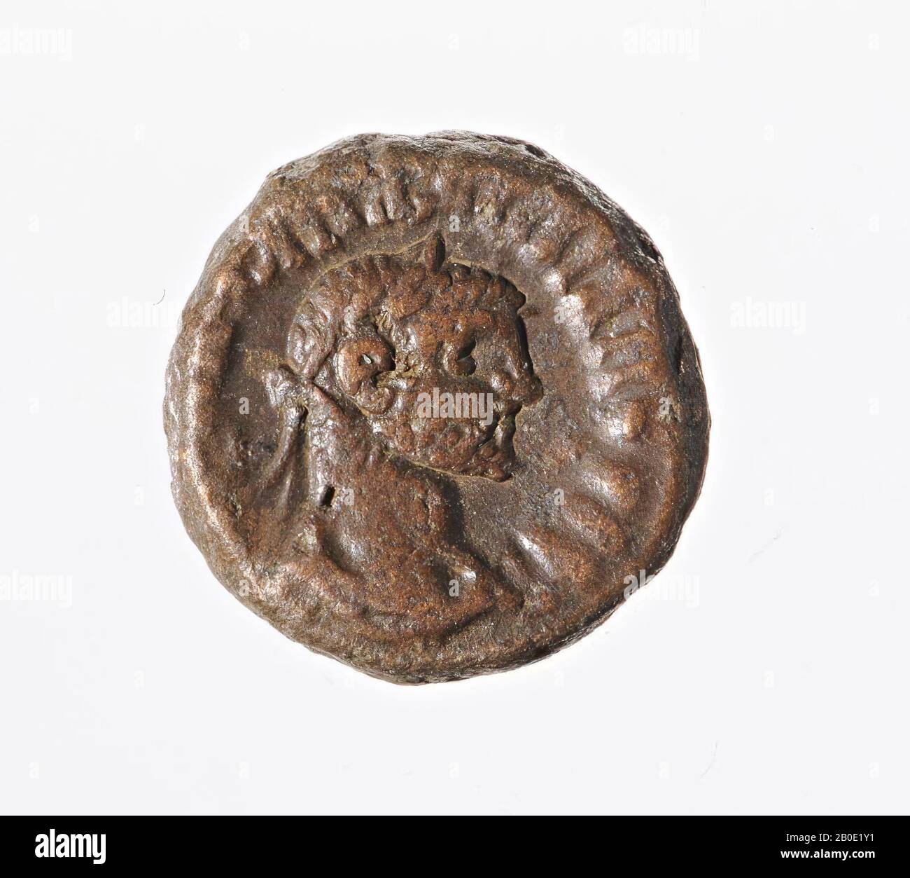 coin, tetradrachm of Maximianus, year 4, Vz: imperial bust r., Drapery, [A K M OU Stock Photo