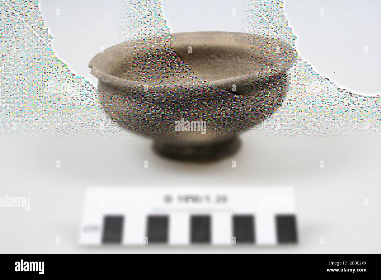crockery, earthenware, H 6.5 cm, D 12.7 cm, Iran Stock Photo