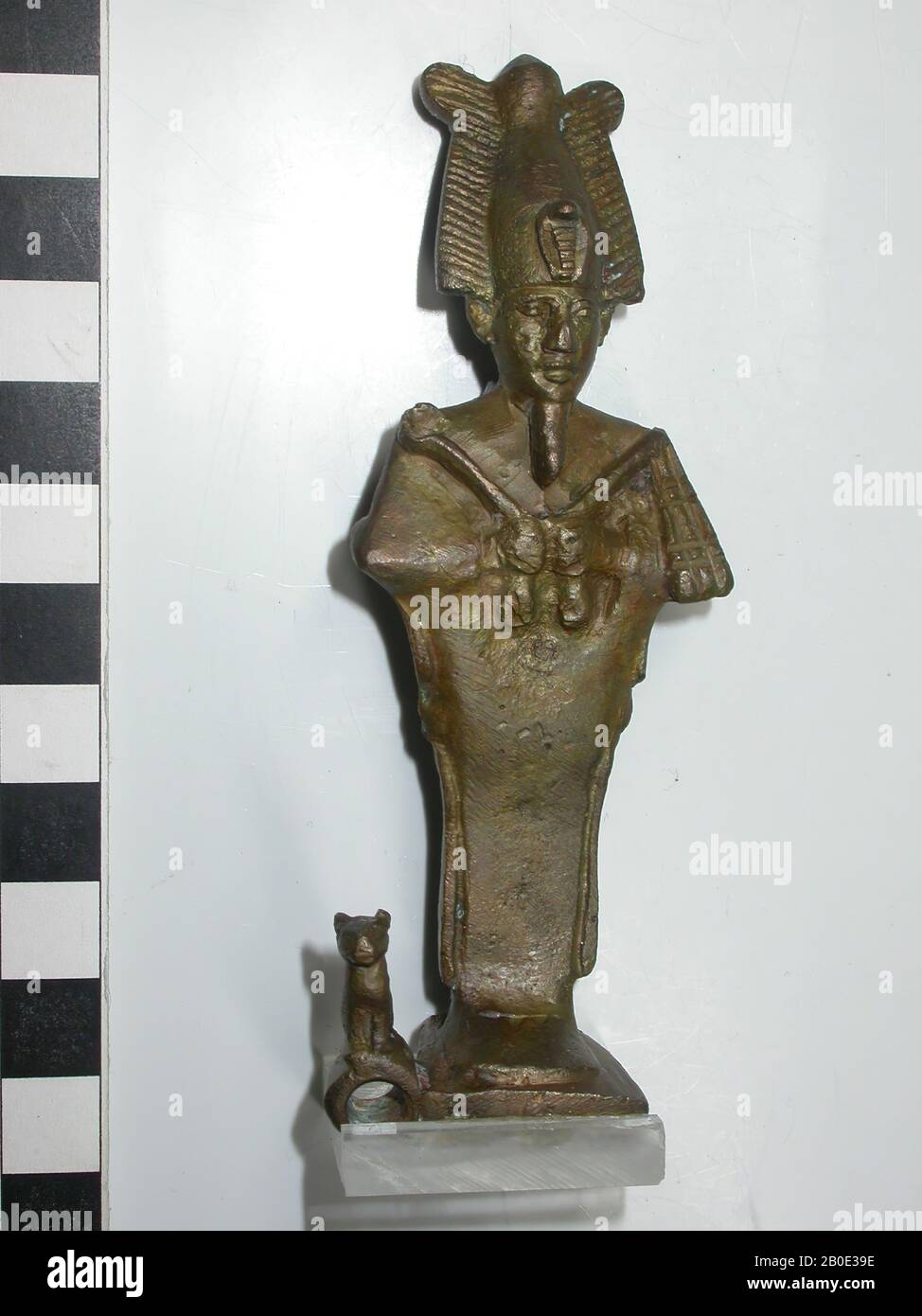 Osiris, standing, bronze, god, bronze, 10.1 cm, modern, Egypt Stock Photo