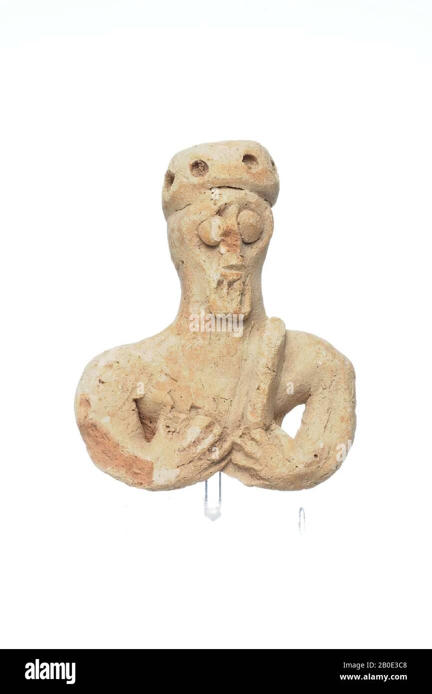 Ancient Near East, figurine, earthenware, 7.1 x 6.2 cm, Sumerian Period Stock Photo