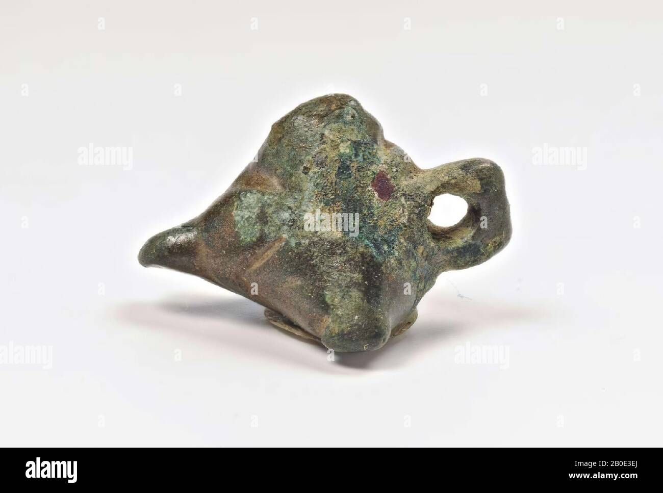 Ancient Near East, jewelry, metal, bronze, L 2 cm, W 1.5 cm, Location, Iran Stock Photo