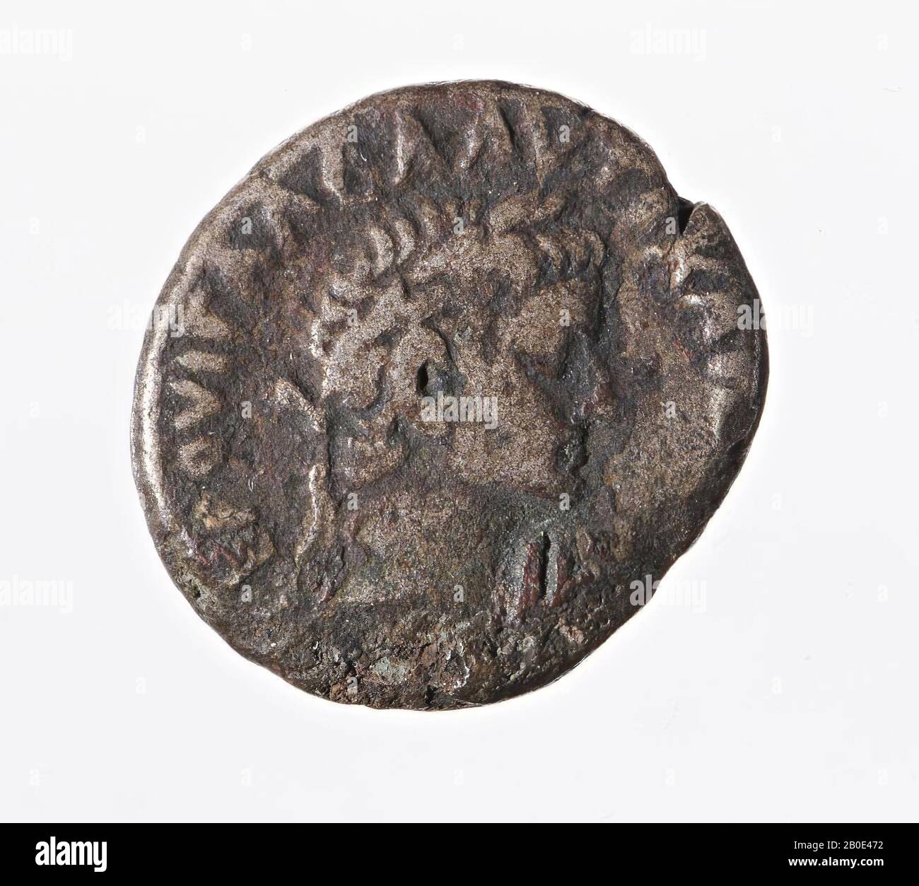coin, tetradrachm of Galba, year 2, Vz: Galbakop r., Laurel wreath, [S Stock Photo