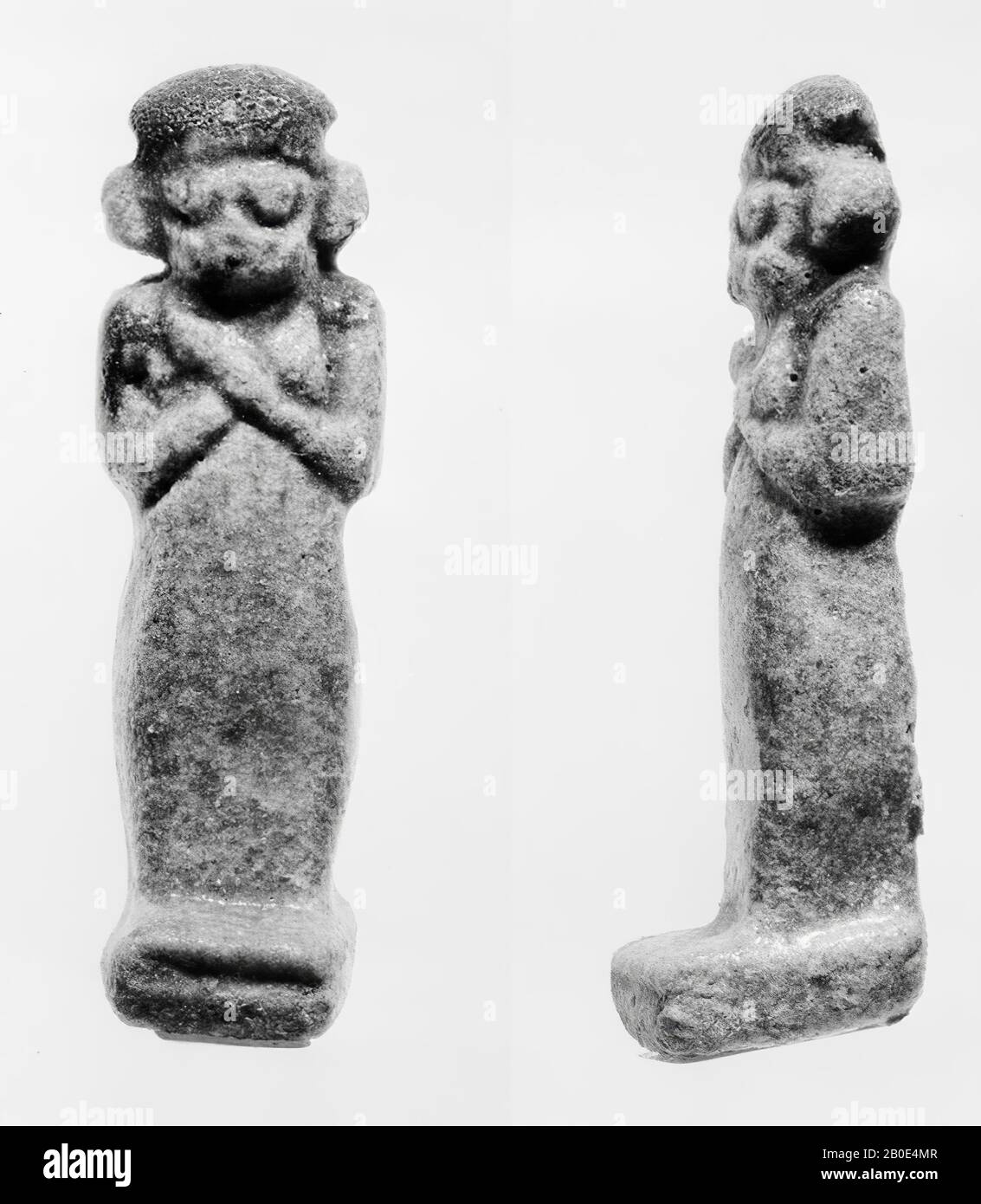 Egypt, Ushebti, faience, 6.4 x 1.9 cm, Late Period, 28th-30th Dynasty, Egypt Stock Photo