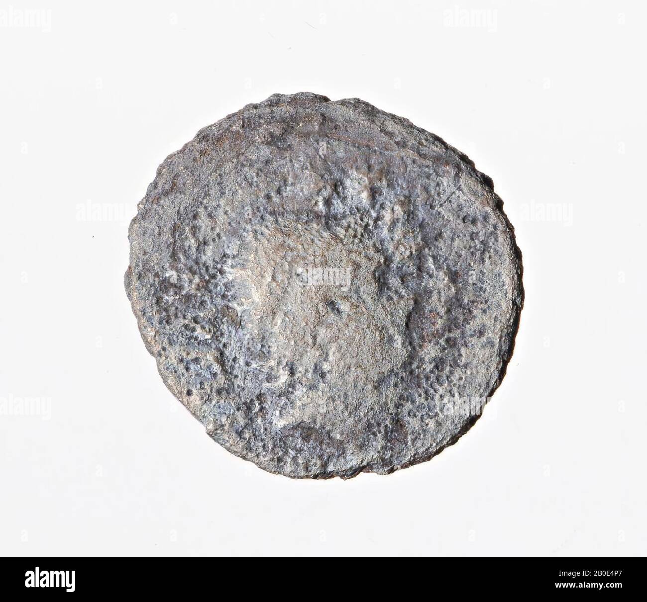 Vz: heads Dioscuri n.r., above two stars, RUFUS [III VIR], Kz: Venus Verticordia n.l. with scale and scepter, MN CORDIUS, coin, denarius, Mn. Cordius Rufus, metal, silver, Diam. 17 mm, wt. 2.81 gr, Roman BC 46 (approx.), Netherlands, Utrecht, Bunnik, Vechtenlknhaltrnsl31878 Stock Photo