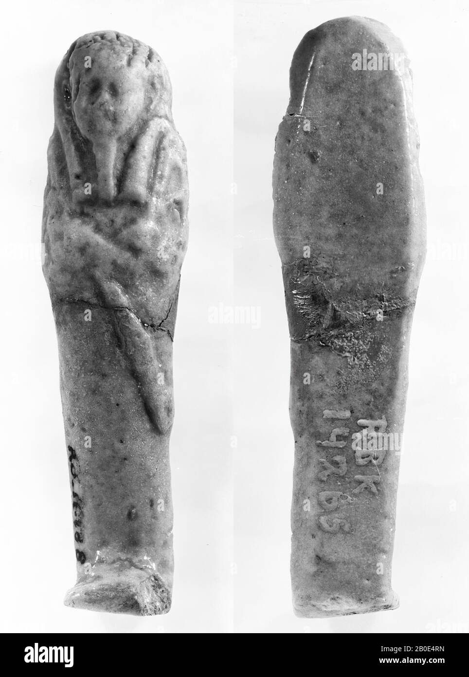 Egypt, Ushebti, faience, 6.5 x 1.7 cm, Late Period, Egypt Stock Photo