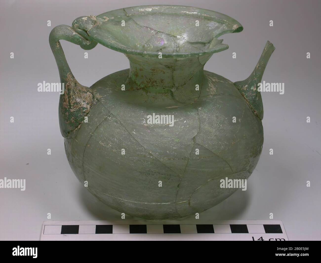 Ancient Near East, jug, glass, 12.5 cm Stock Photo