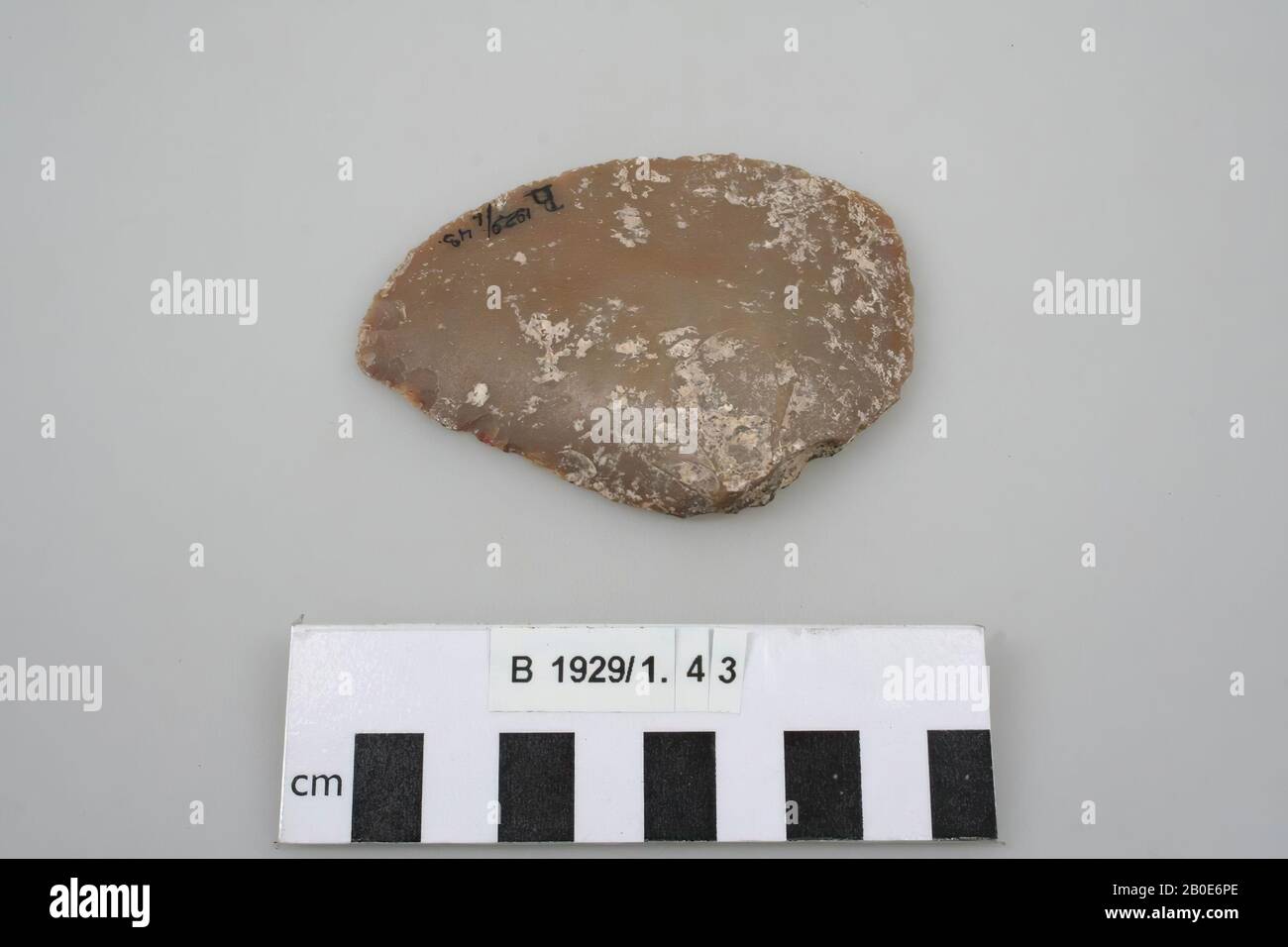 Ancient Near East, tool, stone, flint, L 9 cm, Chalcolithic, Early Bronze Age 4300-2300 BC, Palestine Stock Photo