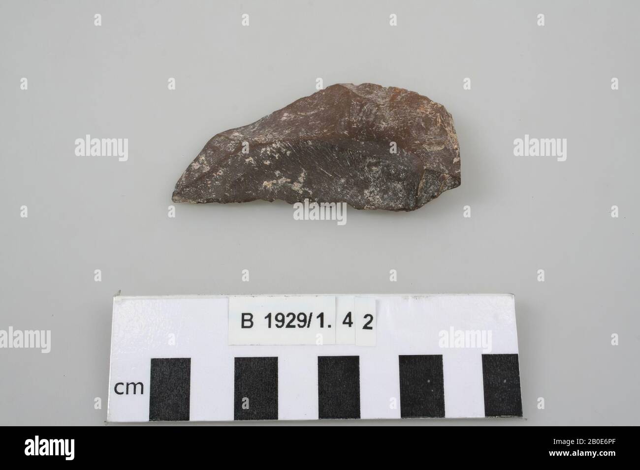 tool, stone, flint, L 7.6 cm, Palestine Stock Photo