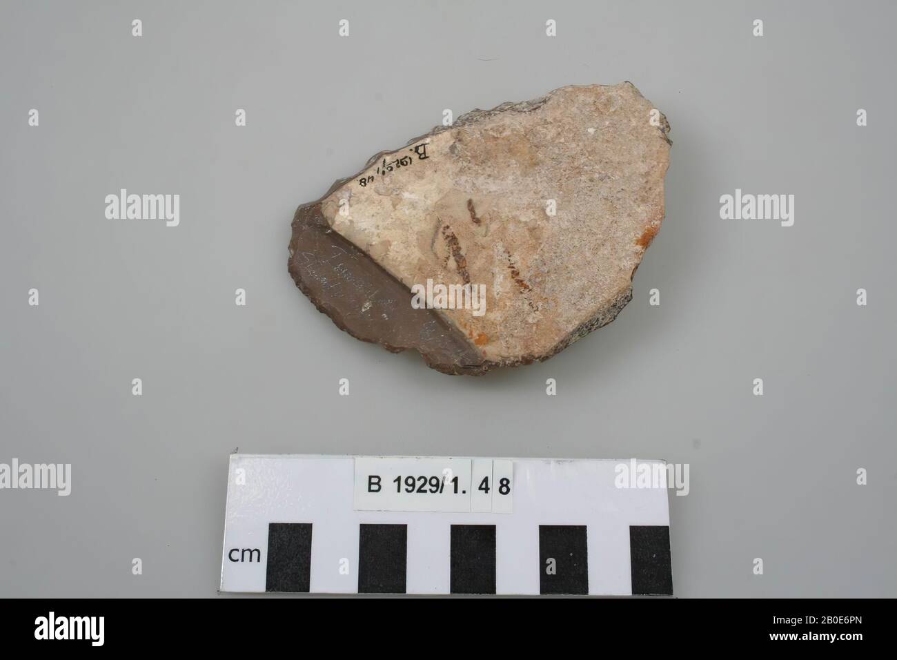 Ancient Near East, stone tool, stone, flint, L 10.4 cm, Chalcolithic, Early Bronze Age 4300-2300 BC, Palestine Stock Photo