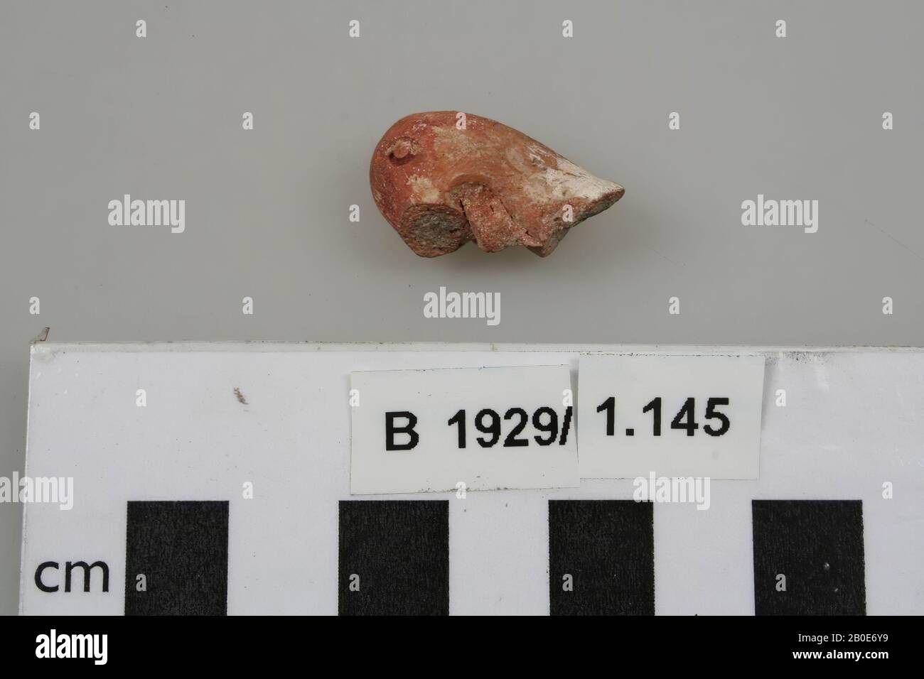 Ancient Near East, figurine, earthenware, L 2.6 cm, W 1.5 cm, H 1 cm, Location, Palestine Stock Photo