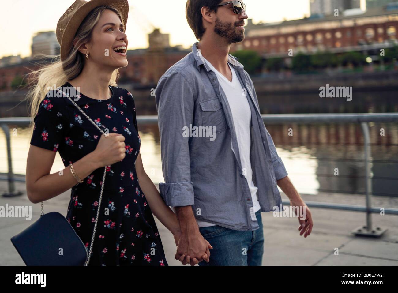 Woman man looking street walking hi-res stock photography and images ...