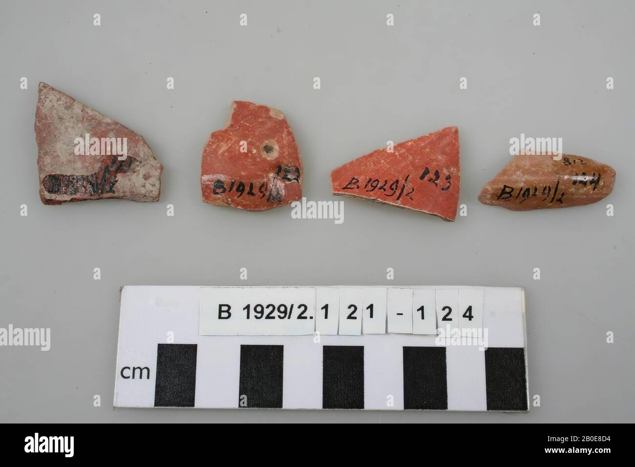 Ancient Near East, shard, earthenware, 3.2 cm, Location, Israel Stock Photo