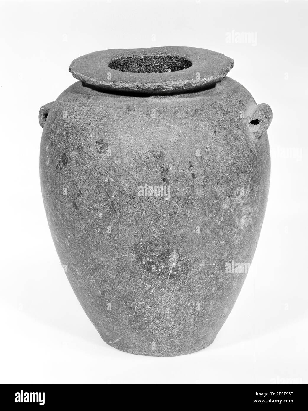vase, 2 ears, vase, diorite, 7,5 cm, Archaic Period, Egypt Stock Photo