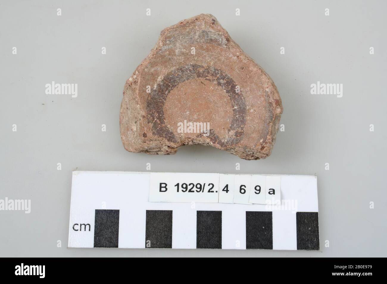 shard, earthenware, br: 6.3 cm, Israel Stock Photo