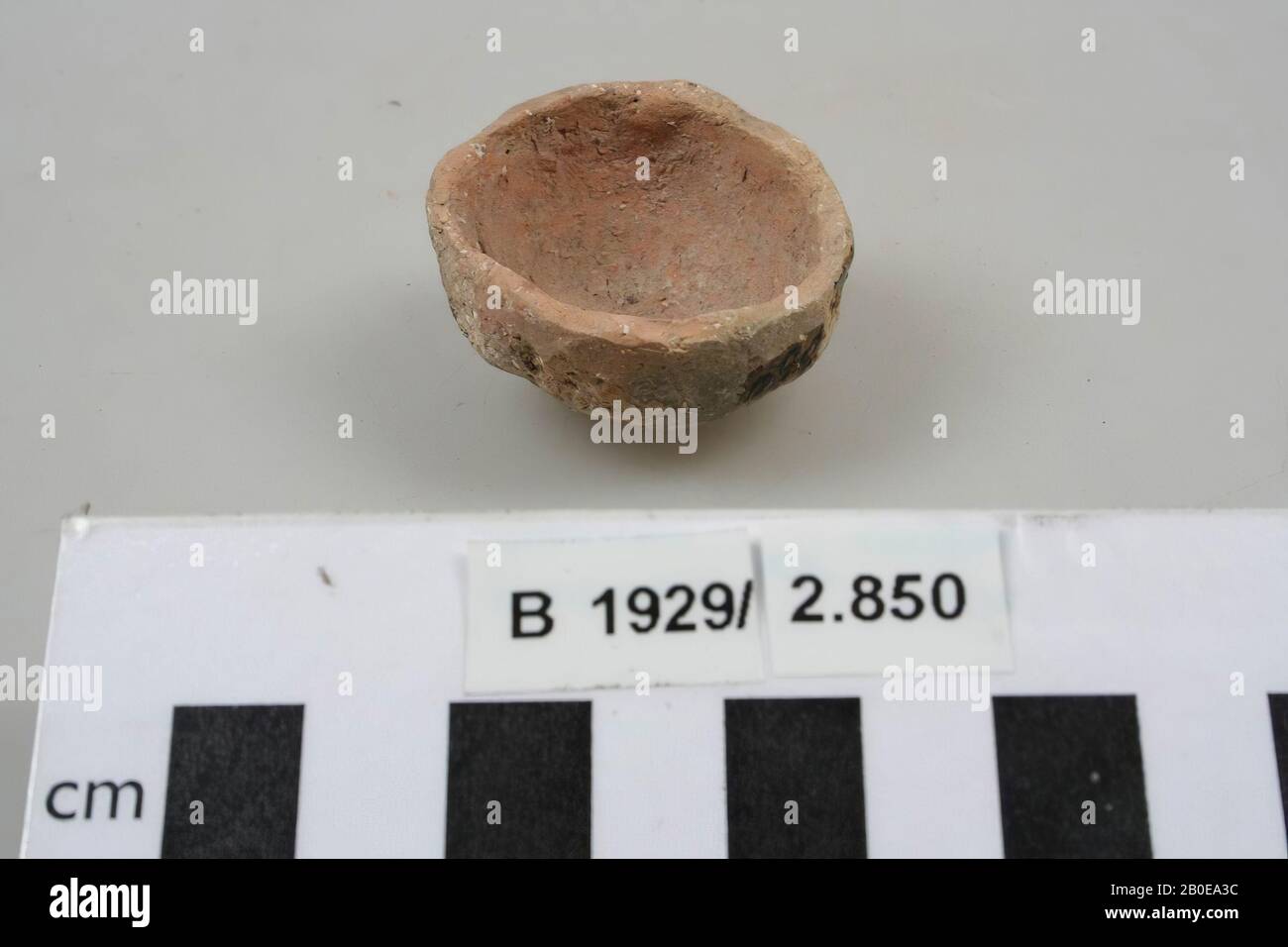 bowl, earthenware, h: 2 cm, diam: 4 cm, Israel Stock Photo