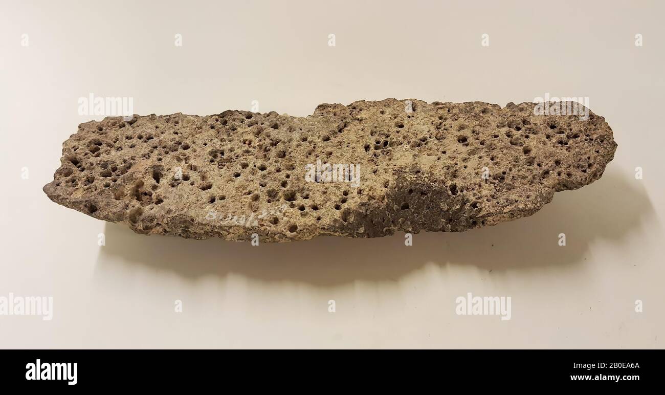 Ancient Near East, grindstone, stone, L 33 cm, Location, Palestine Stock Photo