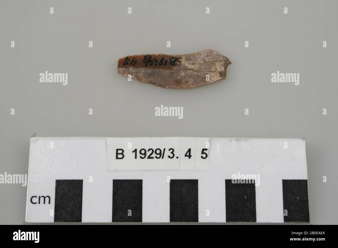 tool, stone, flint, l: 4.3 cm, Israel Stock Photo