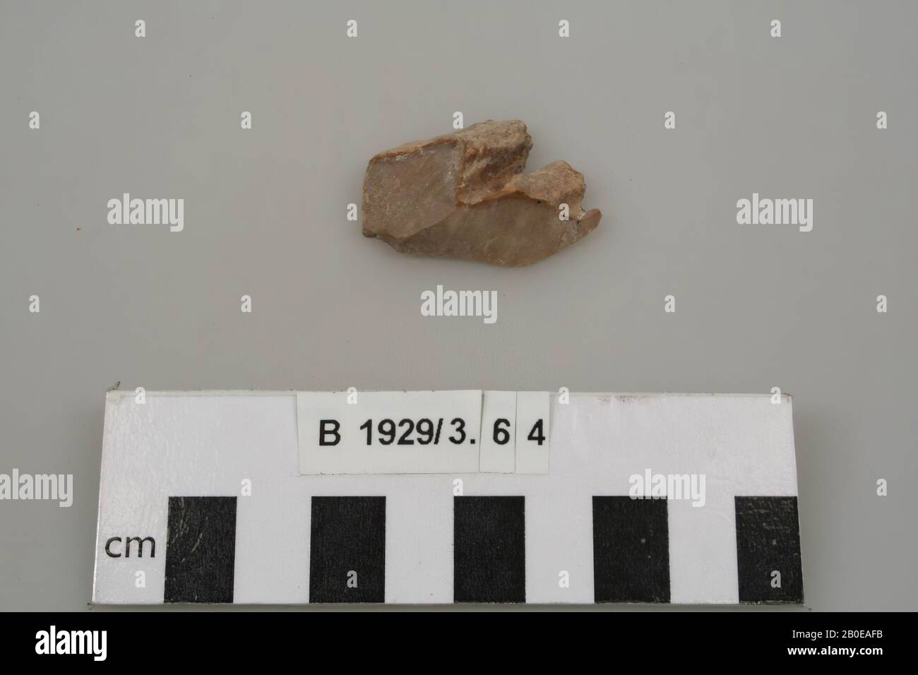 tool, stone, flint, l: 3.8 cm, Israel Stock Photo
