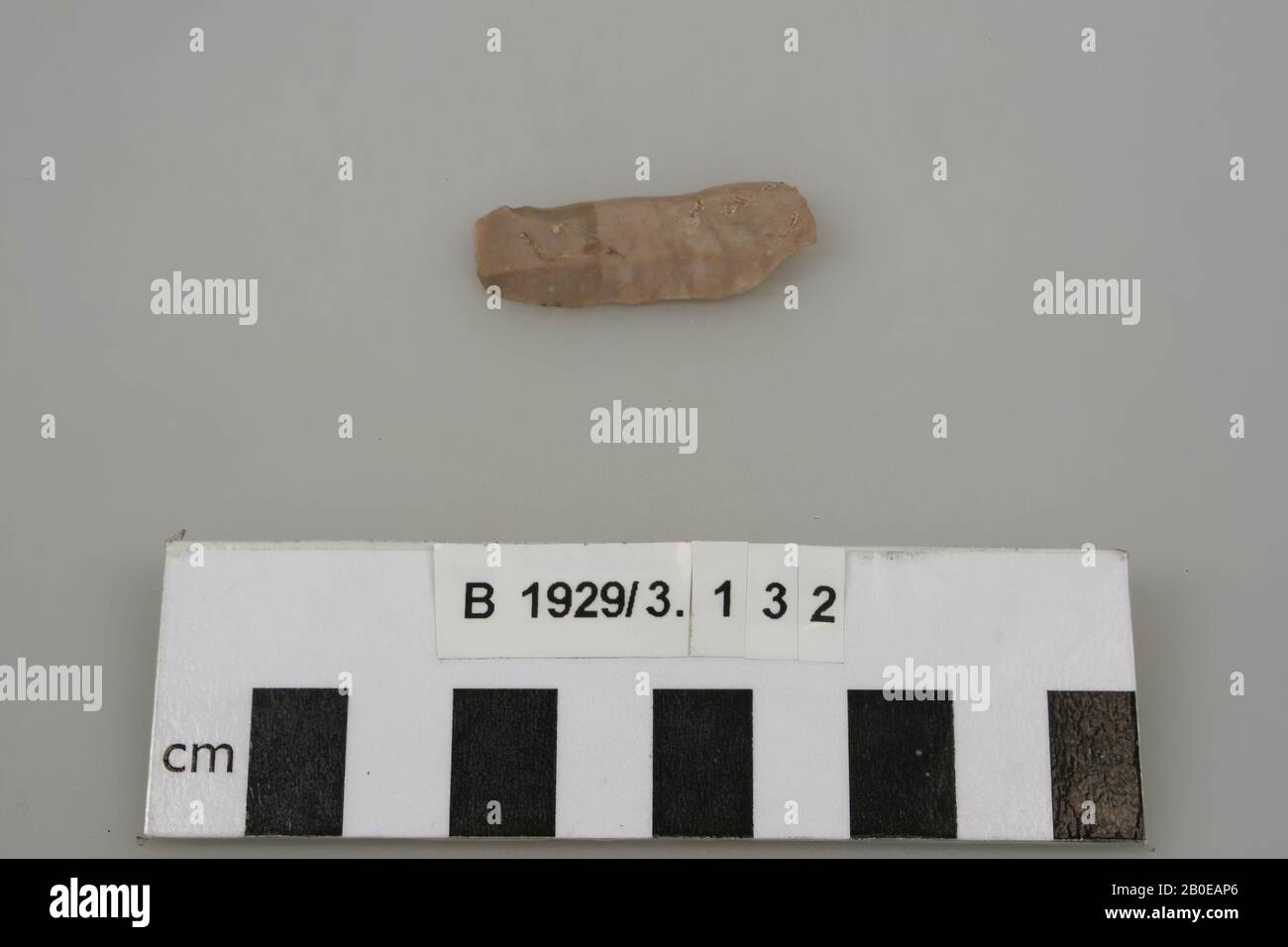 tool, stone, flint, l: 3.8 cm, Israel Stock Photo