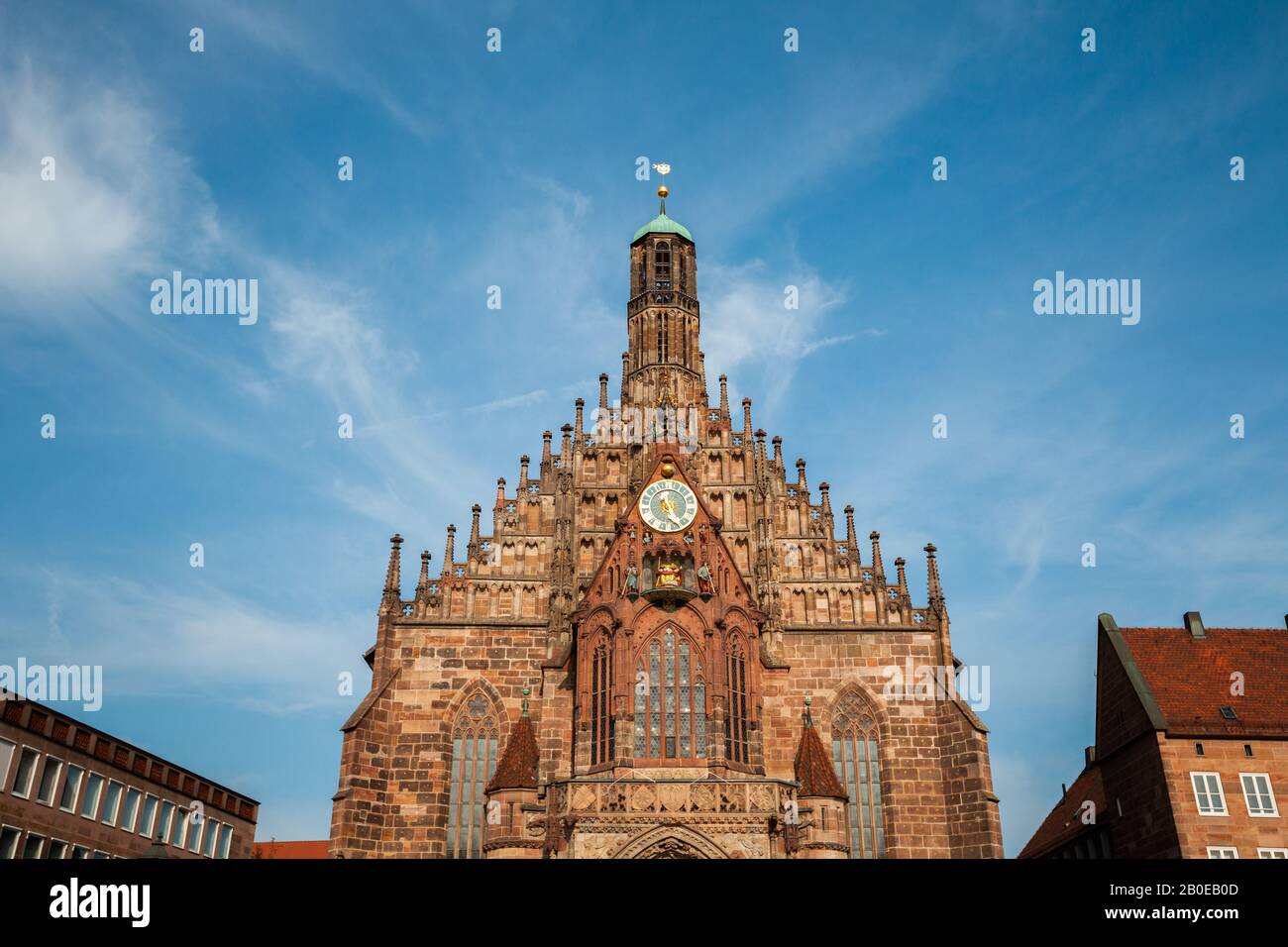 Exterior view of Frauenkirche church Stock Photo