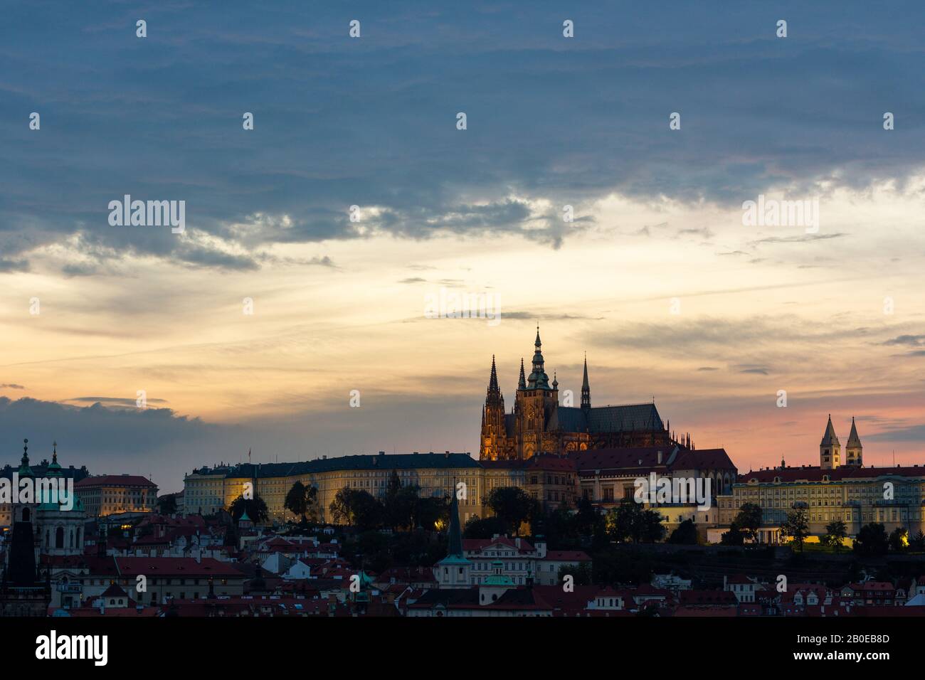 View of Prague Castle Stock Photo