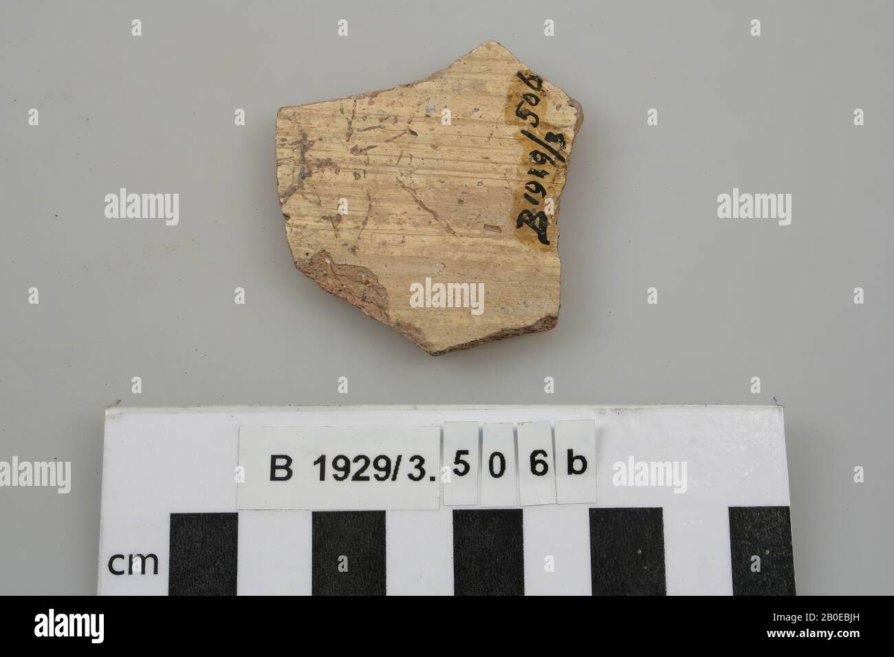 Shard, earthenware, 1: 5.3 cm, Israel Stock Photo