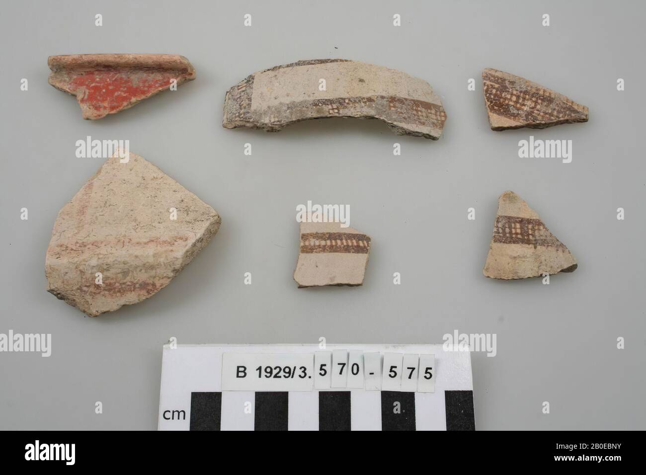 shard, earthenware, br: 3.8 cm, Israel Stock Photo