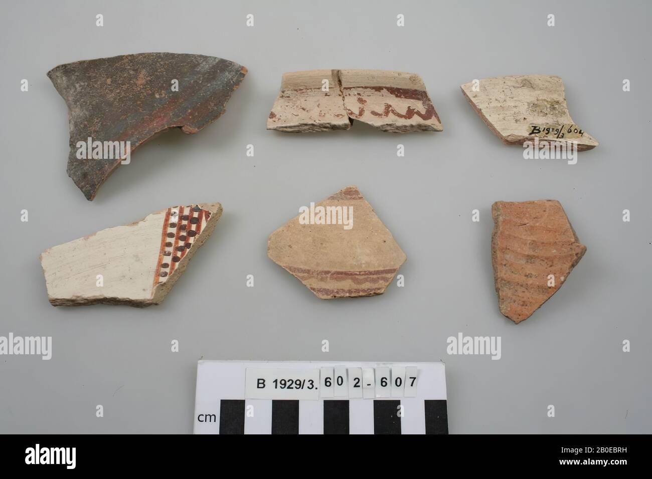 Ancient Near East, shard, earthenware, l, 6.4 cm, Location, Israel Stock Photo