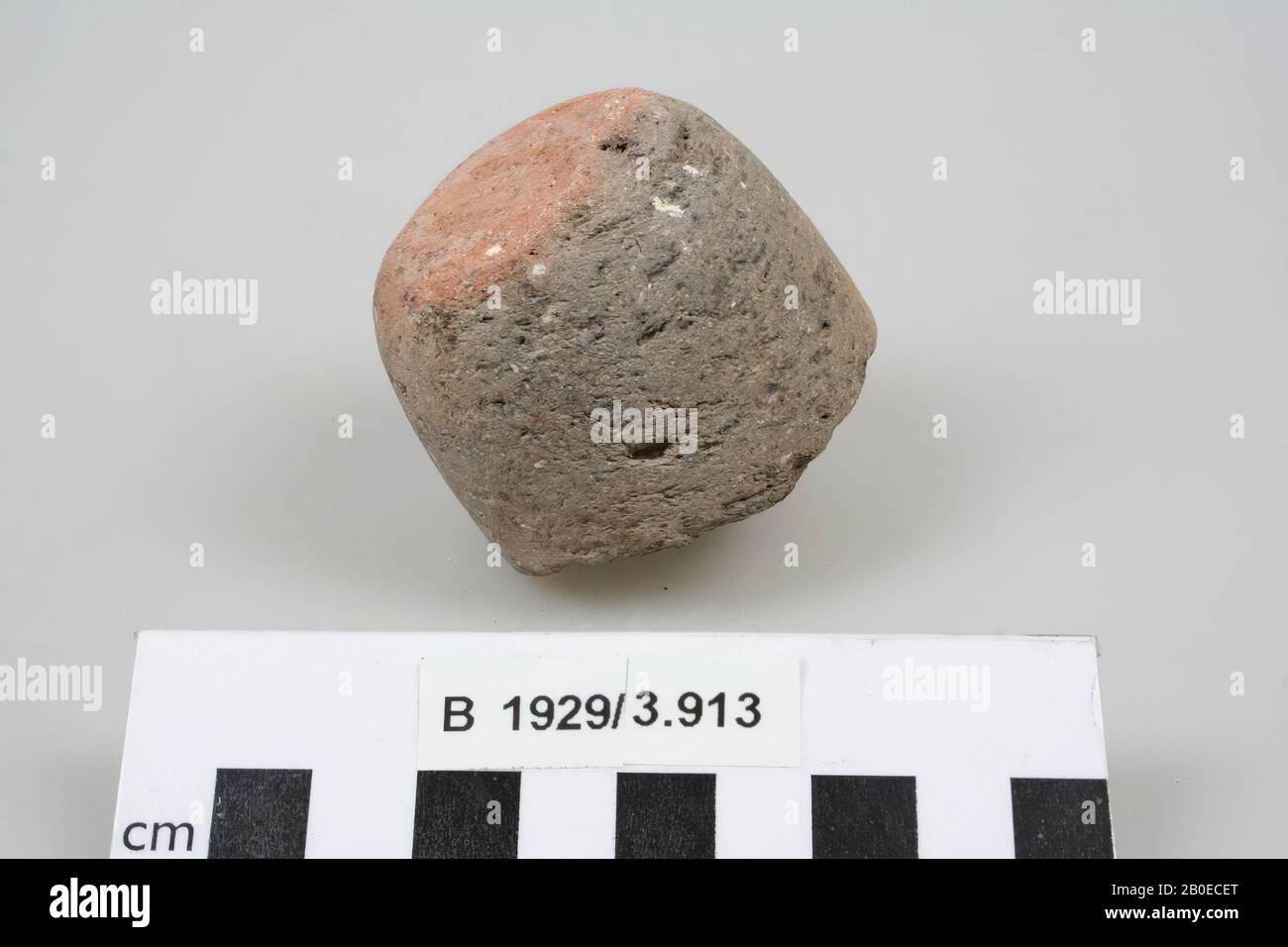 variia, fragment, pottery, h: 5 cm, diam: 5 cm, Israel Stock Photo