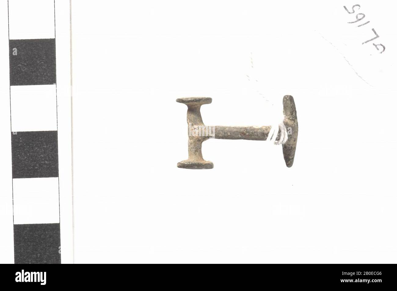Attachment, fittings, metal, length: 2,5 cm, Roman 1-300, Netherlands, Limburg, unknown, unknown Stock Photo