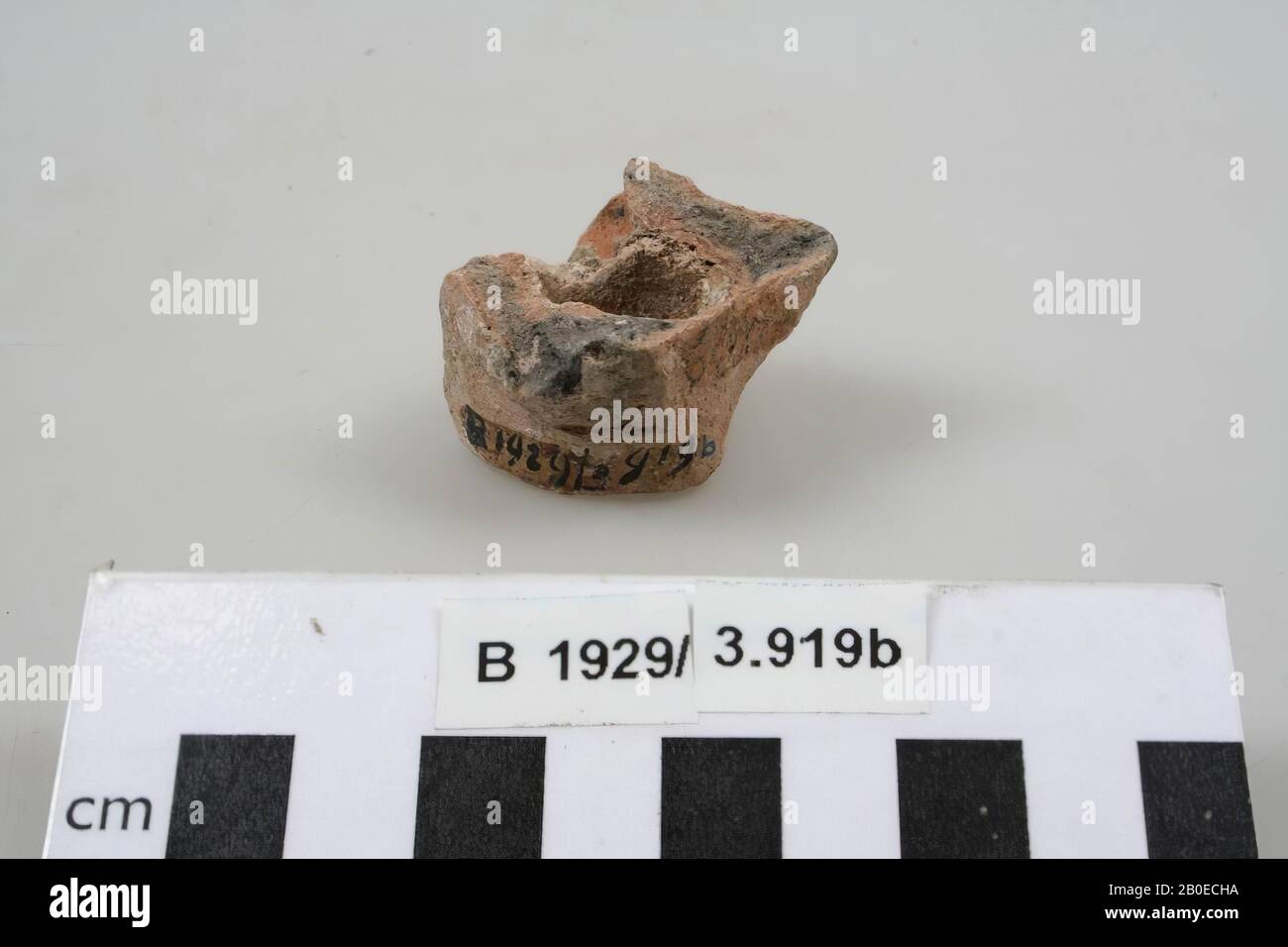 shard, earthenware, 4.4 x 3.7 x 2.6 cm, Israel Stock Photo