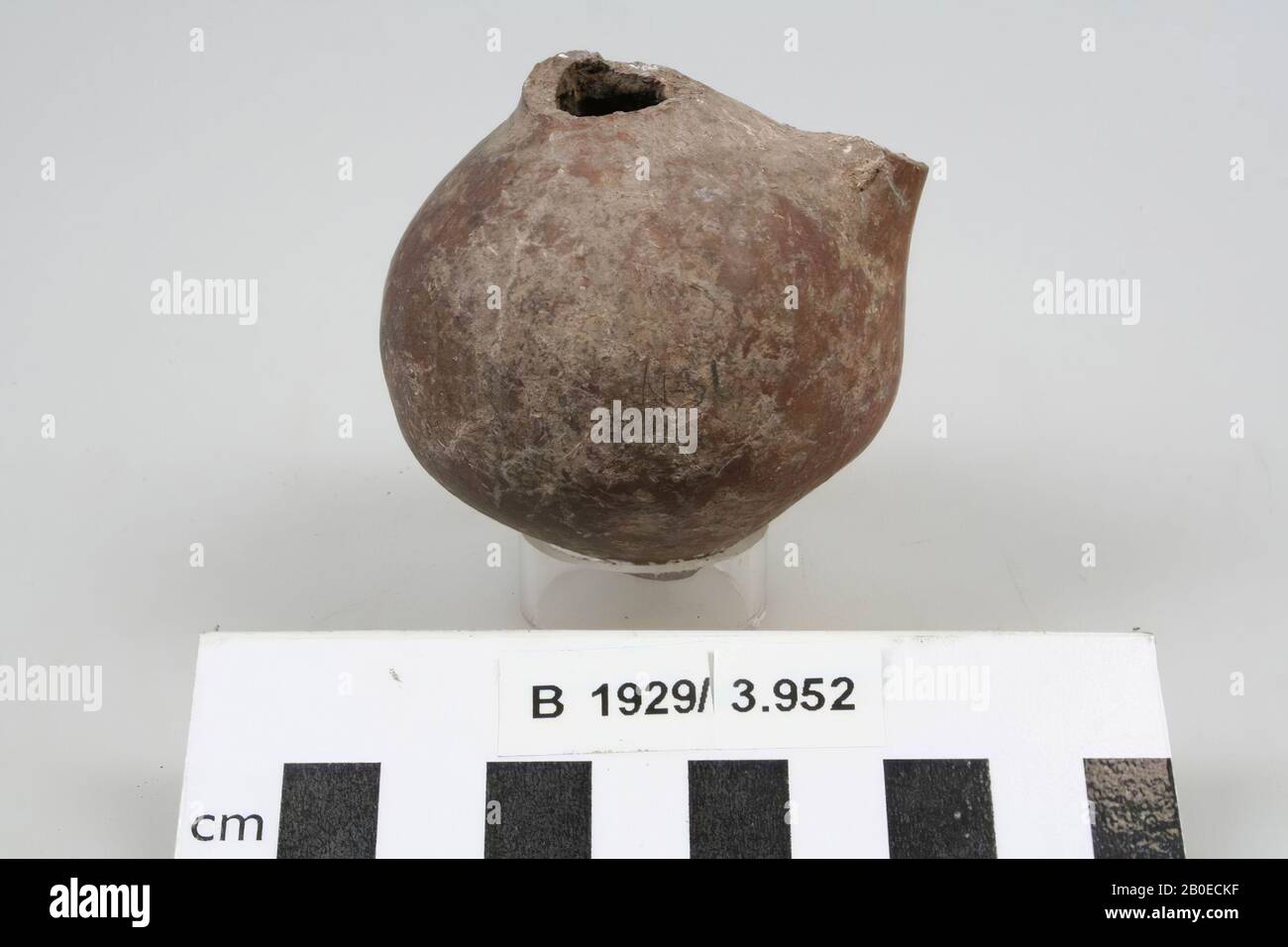 jug, pottery, h: 6 cm, diam: 6 cm, Israel Stock Photo