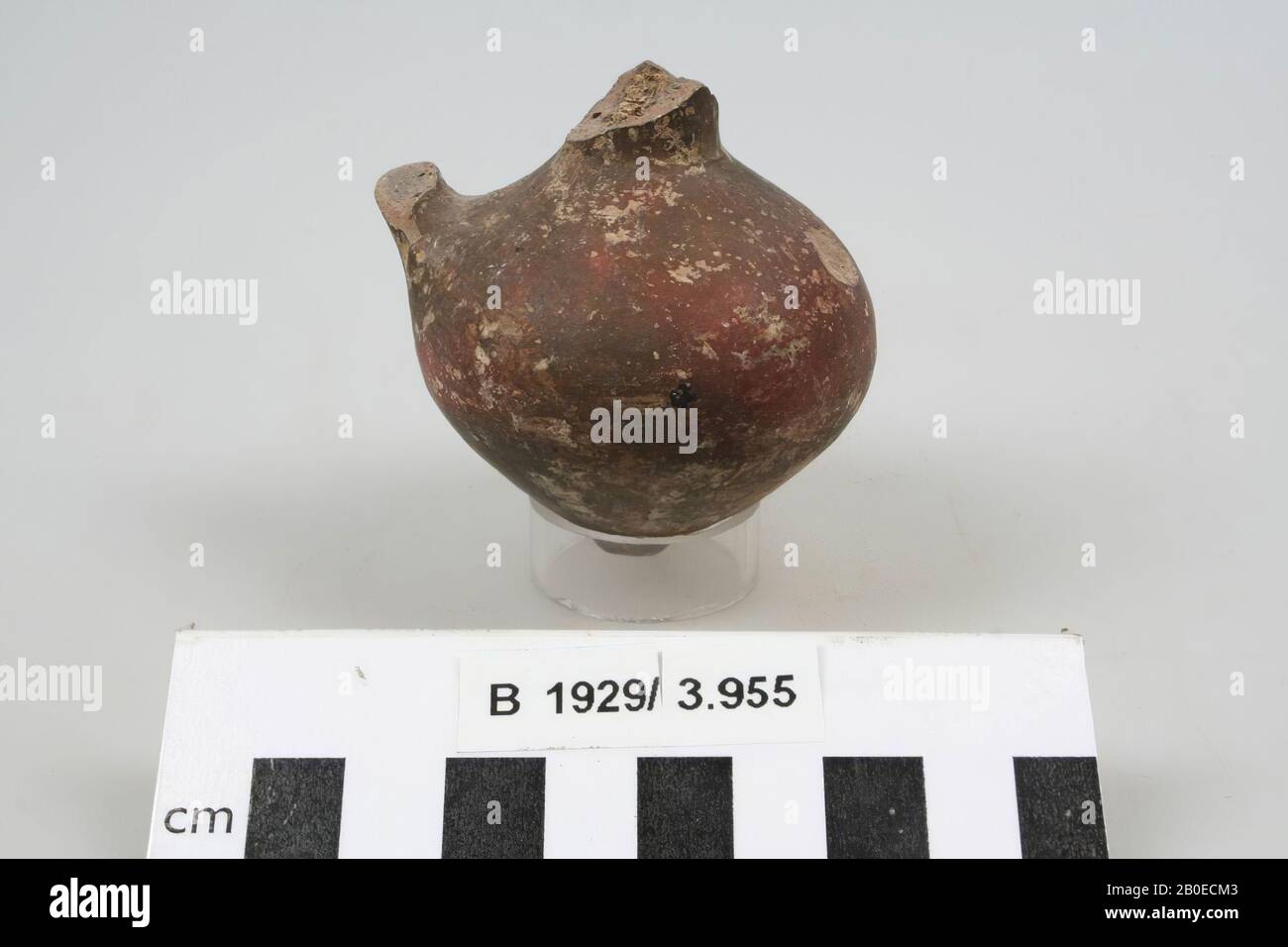 jug, pottery, h: 6.2 cm, diam: 5.7 cm, Israel Stock Photo